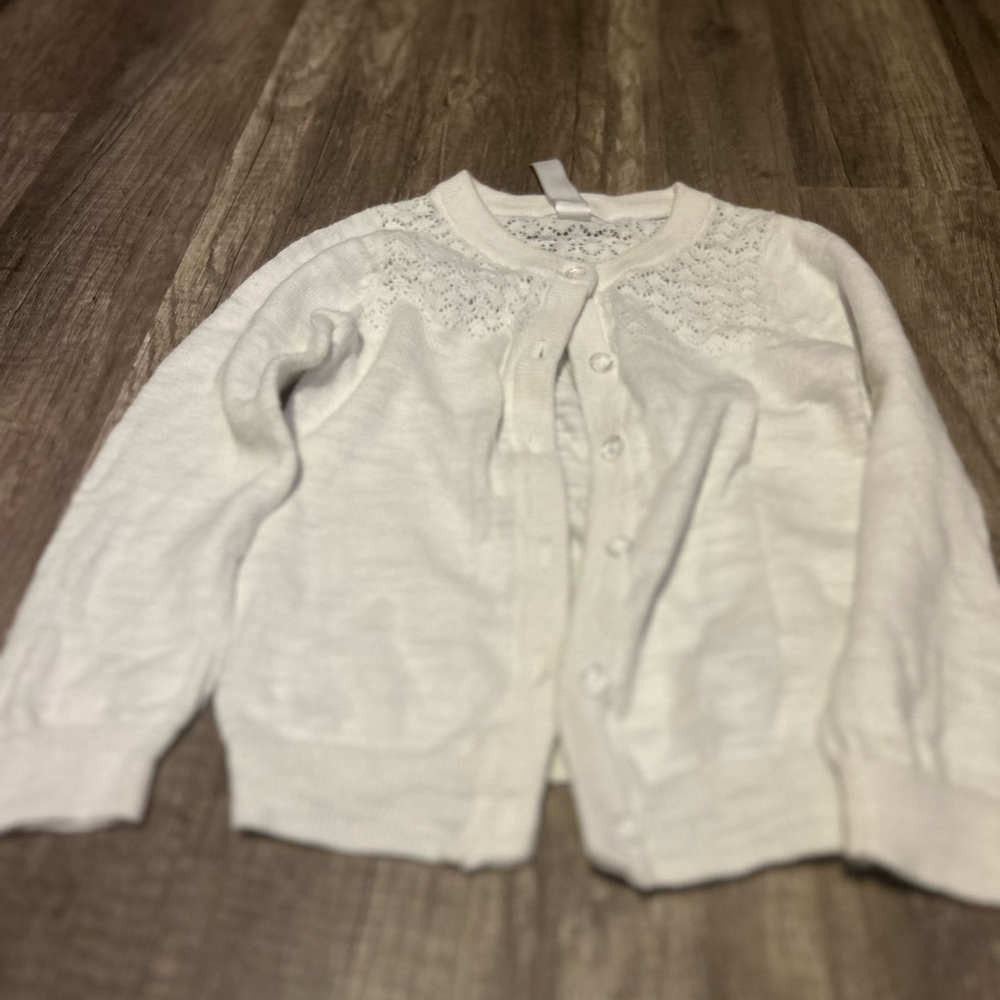 Cherokee White Women's Cardigan Sweater